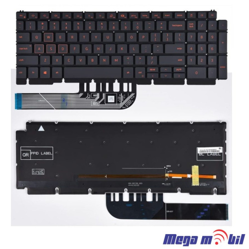 Tastatura za laptop Dell G15 5510 5511 5515 & G15 5530 5520 5521 5525 Series so backlight red
